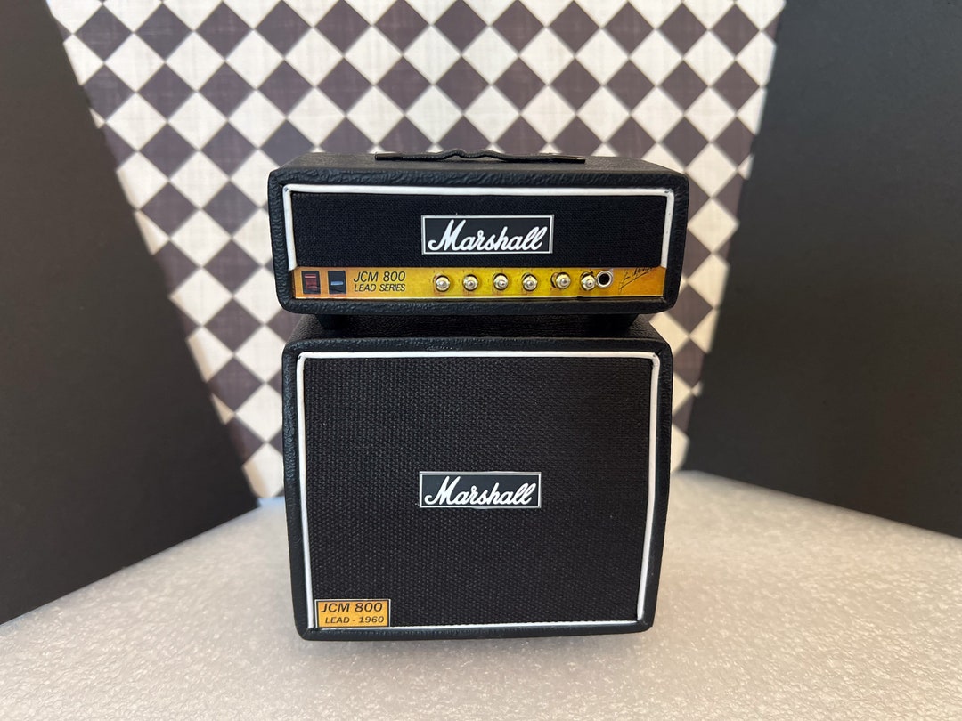 Dollhouse Miniature Amplifier 2 Stack Replica of Marshall Amps, 112