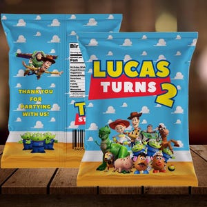 Toy Story Favor Chip Bags-Custom Chip Bags-Printables-digital-TOY STORY