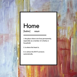Home Definition Print