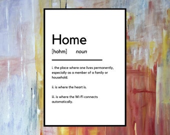 Home Definition Print
