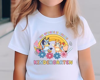 Kindergarten Back To School Shirt: Colorful Kids Tee
