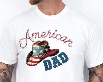 Comfort Colors American Dad Shirt USA Flag Coquette Bow 4th of July Family Tee