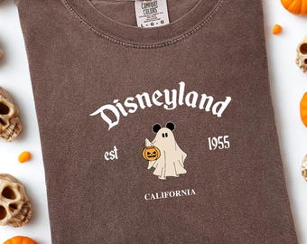 Retro Disneyland Sweatshirt: Est 1955 California Ghost Tee