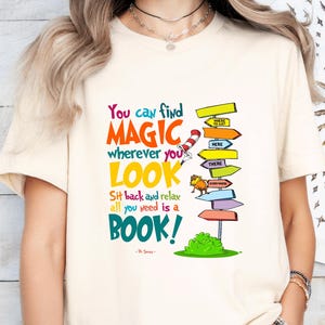 Dr. Seuss Cat in the Hat Shirt: Teacher & Kids Reading Day Tee