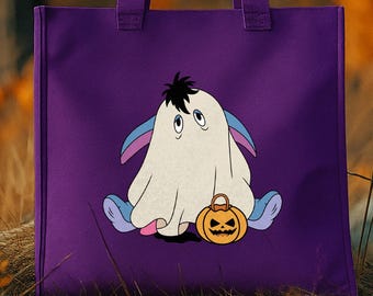Disney Halloween Tote Bag: Eeyore Ghost, Trick or Treat