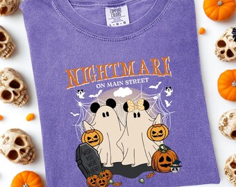 Disney Halloween Ghost Shirt, Vintage Nightmare Tee (Comfort Colors)