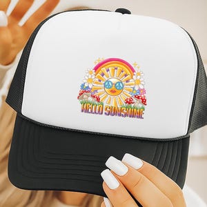 Summer Beach Hat Hello Sunshine Family Trip Hat Women Beach Hat Sunset Hat Boho Summer Hat Cute Holiday Hats Vacation Gift