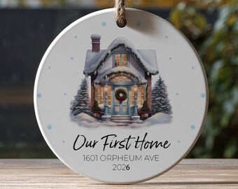 New Home Address Ornament Personalized Holiday Keepsake in 2026