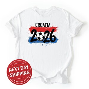 Croatia Soccer Team Jersey World Cup 2026 Hrvatska Football Supporter T-Shirt image 3