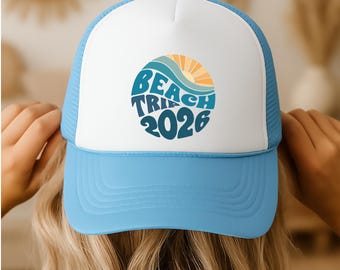 Beach Trip 2026 Hat Summer Vibes Cap