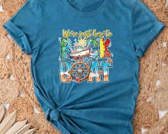 Funny Family Cruise Trip Shirt: Rock the Boat Vacation Tee
