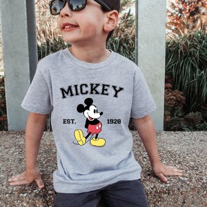 Camiseta vintage de Mickey Mouse de Disney Family Retro imagen 2