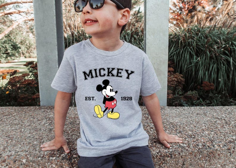 Camiseta vintage de Mickey Mouse de Disney Family Retro imagen 2