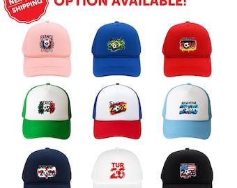 Gorras de selecciones nacionales para la Copa Mundial 2026
