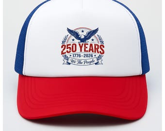 250 Years of Freedom 1776-2026 Hat Patriotic Eagle Cap Fourth of July Gift