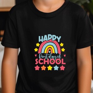School Shirts First Day of School Shirt Happy First Day of School Shirt Teacher Life Shirt 1st Day of School Shirt