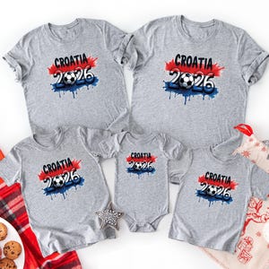 Croatia Soccer Jersey World Cup 2026 Croatian Football Supporter T-Shirt Hrvatska Flag Shirt bild 15