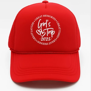 Summer Hat Girls Trip 2025 Trucker Hat Girls Vacation Trucker Hat Girls Trip Trucker Hat Girls Trip Hat