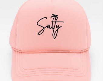 Salty Trucker Hat: Trendy Beach & Lake Life Style