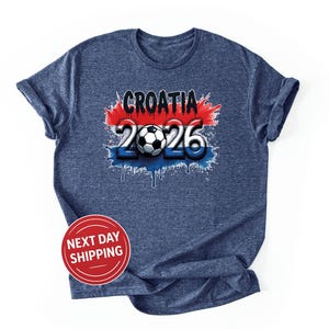 Croatia Soccer Jersey World Cup 2026 Croatian Football Supporter T-Shirt Hrvatska Flag Shirt bild 11