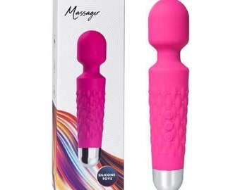 Magic Wand Massager 20 Vibrating settings, USB Charging