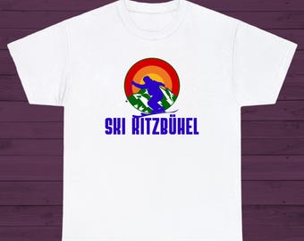 Ski Kitzbühel T-Shirt Stilvolles, auffälliges Ski Shirt für Skifahrer und Snowboarder