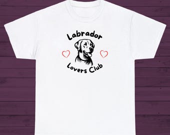 Labrador T-Shirt: Dog Lover Gift, Classic Silhouette Design