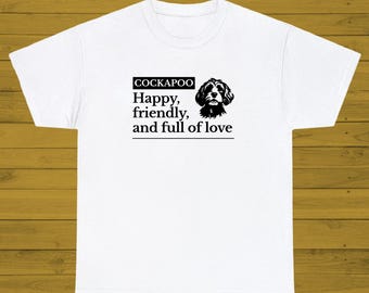 Cockapoo Lover T-Shirt: Classic Breed Silhouette Design