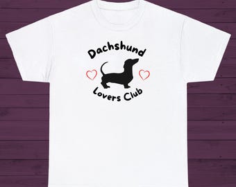 Dackel T-Shirt: Hunde Liebhaber Geschenk, Dackel Silhouette