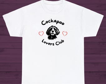 Cockapoo T-Shirt: Dog Lover Gift, Soft Cotton Tee