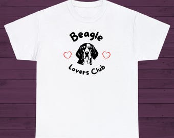 Beagle T-Shirt: Dog Lover Gift, Classic Silhouette Design