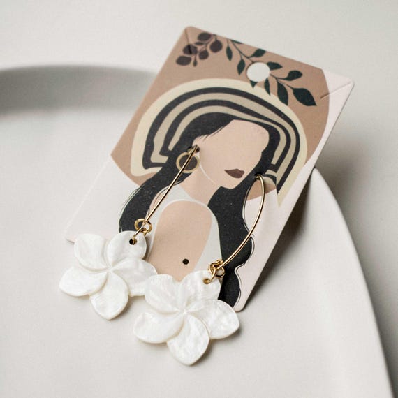 Orecchini A Fiore Grossi Placcati Oro 18K Per Donna, Gioielli Fatti A Mano, Bijoux Estivi Da Spiaggia, Regalo Compleanno
