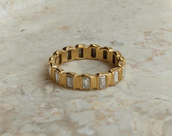 Eternity Band (18k Heavy Gold Plated)