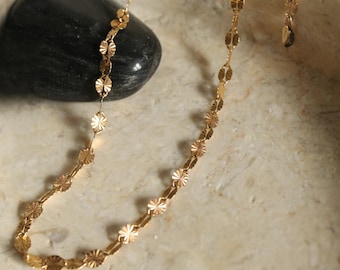 14k Gold-Filled Dainty Valentino Link Chain