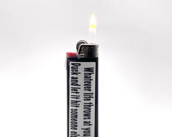 Whatever life throws at you, cute aesthetic artsy trendy sassy silly funny girl power motivational vibes humorous unique lighter sticker