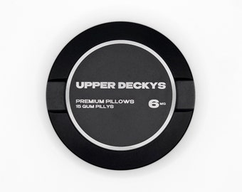 UPPER DECKYS: Metal Snus Can, Metal Can for Zyn Pouches, Snus Holder, Snus Can, Dip Can, Snus Container, Gift For Zyn User, Gift For Him