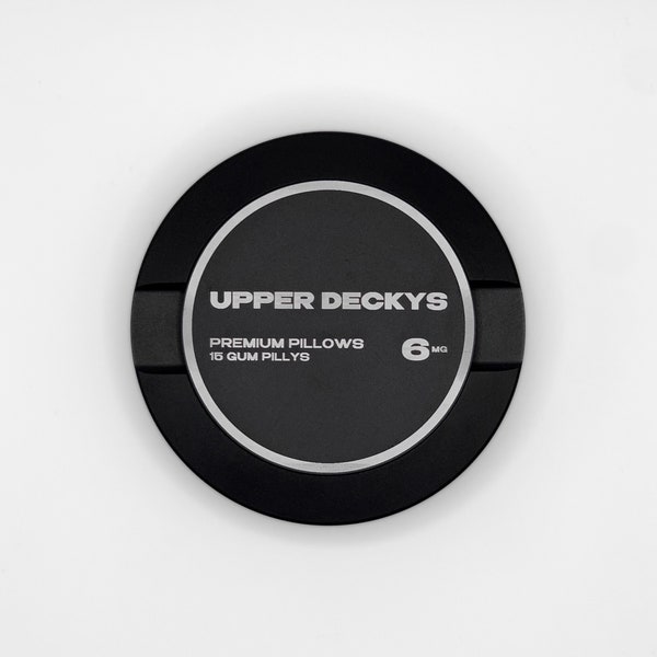 UPPER DECKYS: Metal Snus Can for Zyn, Velo, Rogue, or Lucy Pouches, Snus Holder, Snus Container, Gifts for Zyn User, Gifts for Him