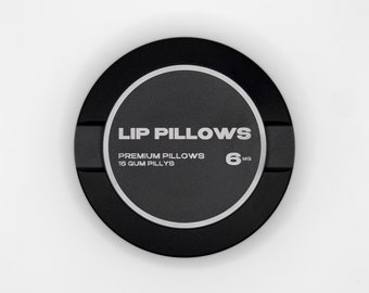 LIP PILLOWS: Metal Snus Can for Zyn, Velo, Rogue, or Lucy Pouches, Snus Holder, Snus Container, Gifts for Zyn User, Gifts for Him