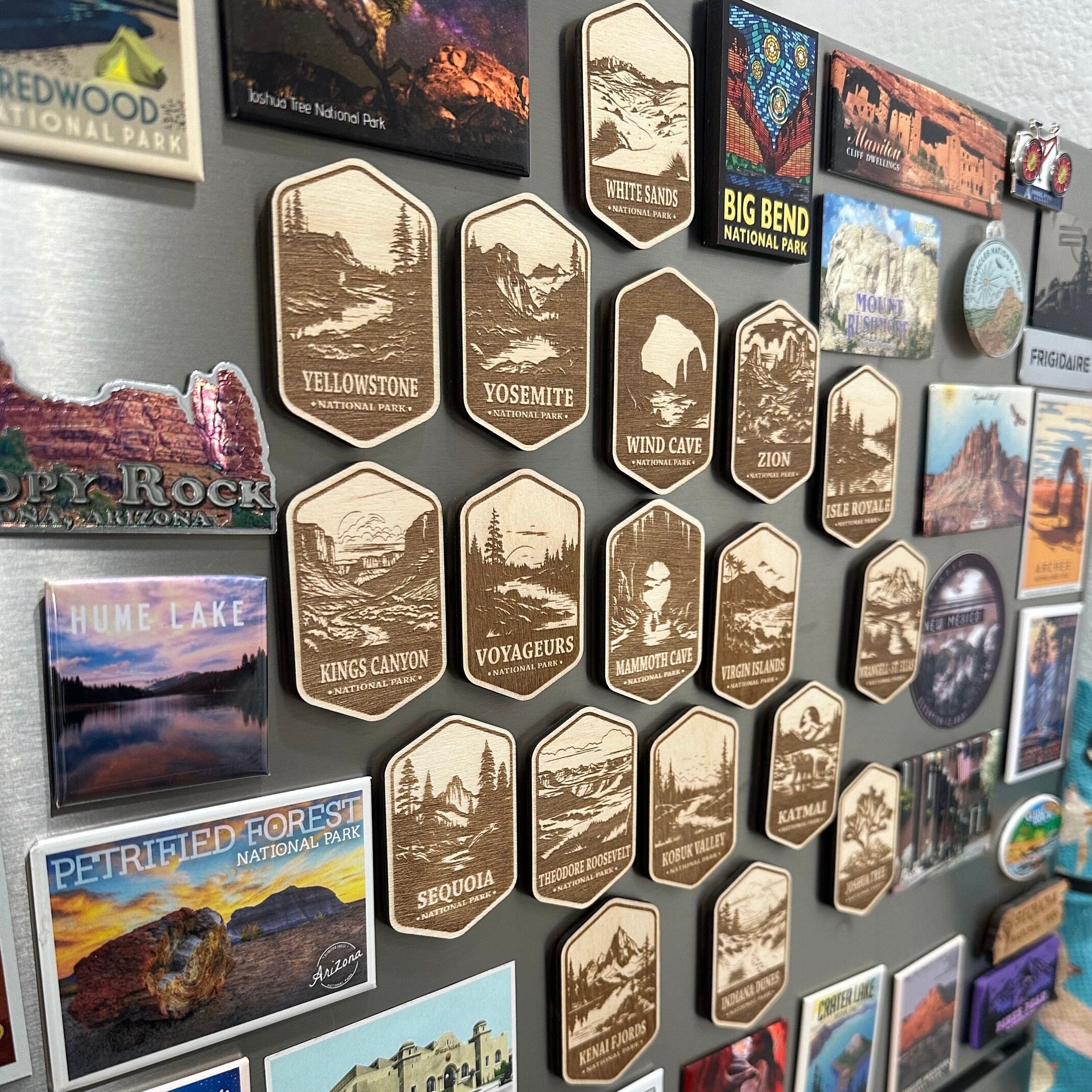 Park City Utah Souvenir Fridge Magnets - Set Of 4, 2x3 Inch, Mountain Outdoor Design