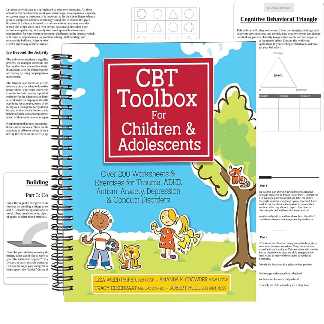 CBT Toolbox for Children and Adolescents Over 200 Worksheets Etsy