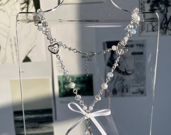 white quartz pendant necklace