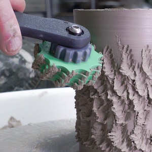 Pottery Wheel Texturing Tool