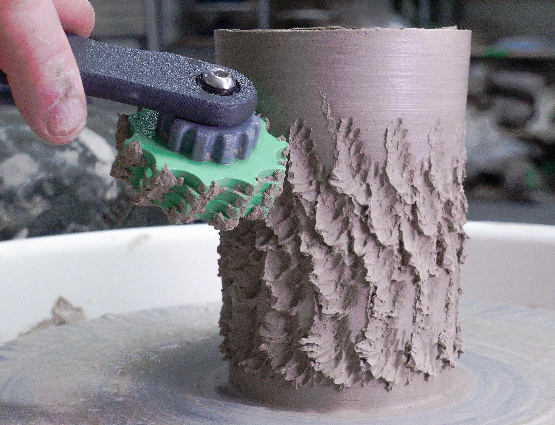 Pottery Wheel Texturing Tool
