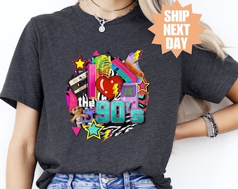 jaren 90 verhoogd comfort kleuren shirt, western jaren 90 shirt, grappig jaren 90 T-shirt, jaren 90 feest T-shirt, jaren 90 hiphop shirt, Take Me Back To The 90s shirt