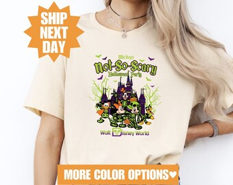 Disney Halloween 2024 Shirt, Micky ist nicht so beängstigend, Halloweenparty Shirt, Mickey & Friends Halloween Shirt, Halloween Familie Passendes Shirt