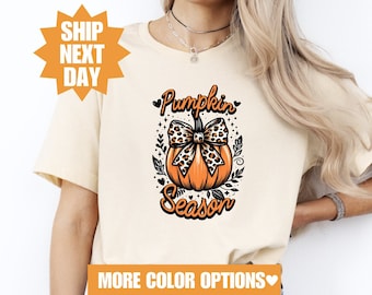 Pumpkin Season Sweatshirt, Cute Fall Shirt, Thanksgiving Shirts Autumn T-Shirt, Thanksgiving Shirts, Hello Pumpkin Fall Shirt, Pumpkin Spice