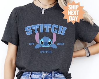Cute Stitch Shirt, Stitch Est 2002 T-Shirt, Lilo And Stitch T-Shirt, Cute Lilo And Stitch T-Shirt, Disney World T-Shirts, Disneyland T-Shirt