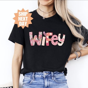 Wifey T-Shirt, Spoiled Wife T-Shirt, Bride Shirt, Retro Comfort Colors Shirts, Wedding Gift, Cute Wifey Shirt, Funny Wife,  Engagement Shirt