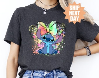 Camiseta Stitch, camiseta Stitch de Disney, camiseta Disneyland, camiseta Disney, camiseta Stitch Disneyworld, camiseta Stitch Disneyworld, familia Disneyworld
