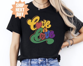 Love is Love Shirt, Pride Shirt, Comfort Colors Shirt, LGBTQ Support T-Shirt, Equality Shirts, Gay Pride Shirt, LGBT Outfit, Kindness Shirts